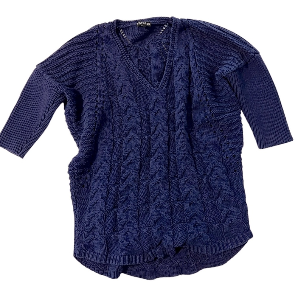 Cable knit sweater